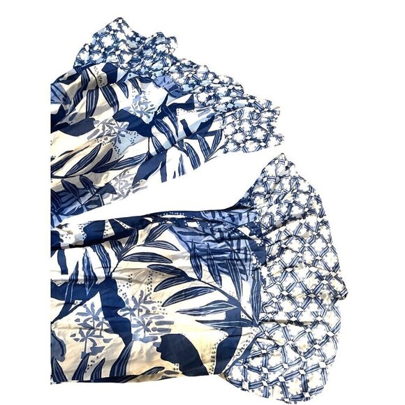 GOA by JAPNA Blue Jumpsuit floral Women’s Size Large - Picture 4 of 8